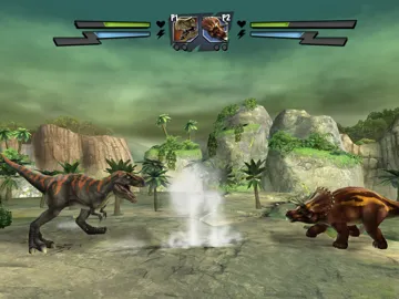 Combat of Giants Dinosaurs 3D (Japan) screen shot game playing